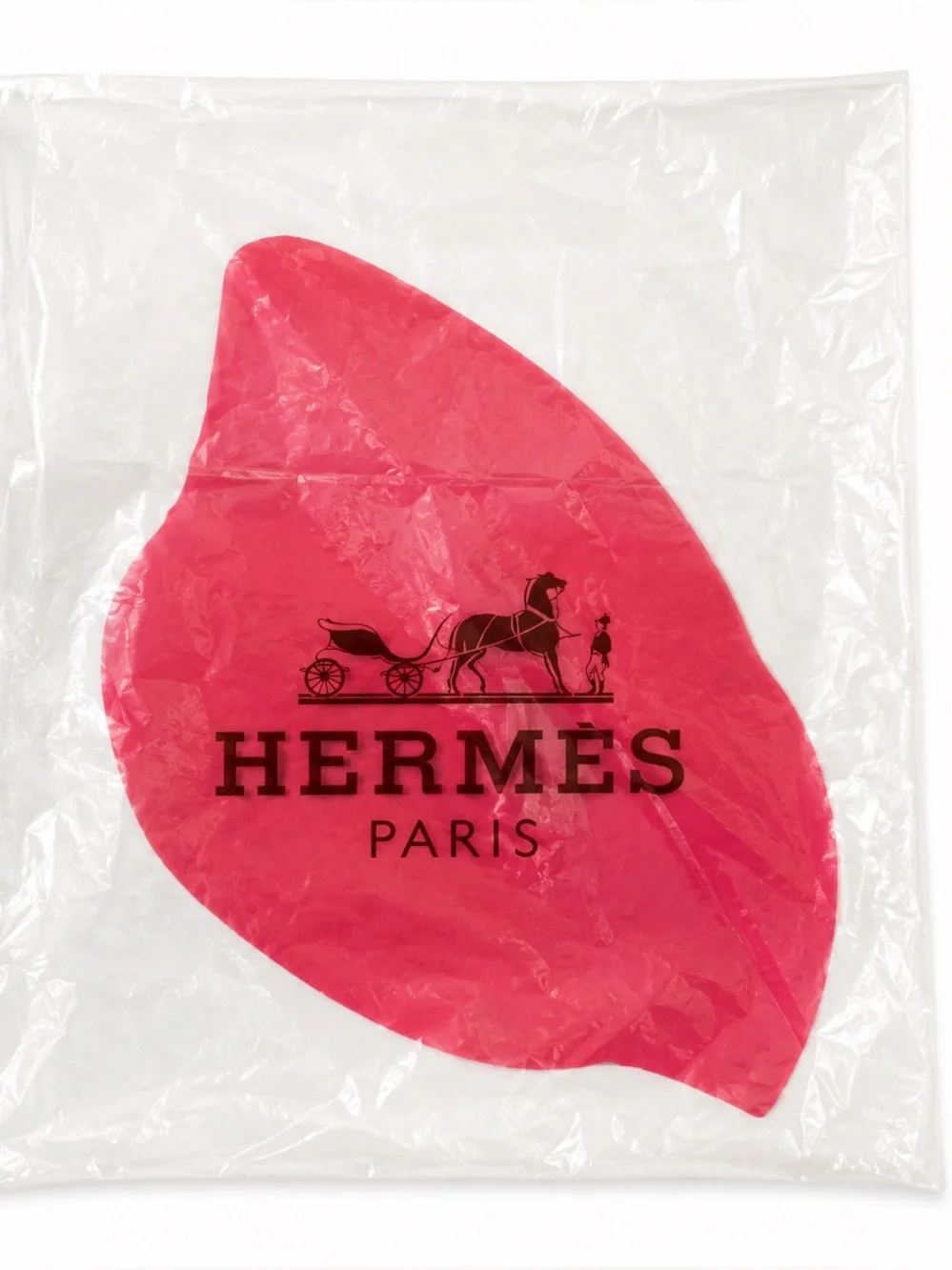 Hermès Paris Motsch Pour Hermès Red Bucket Hat Size 57 New Made in France Rare